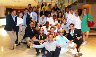 El elenco de Betty la fea Teatro en FPS Cali