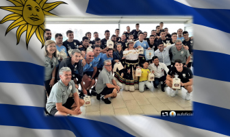 «Celeste regálame un sol» así recibimos a Uruguay en Sonesta Bucaramanga